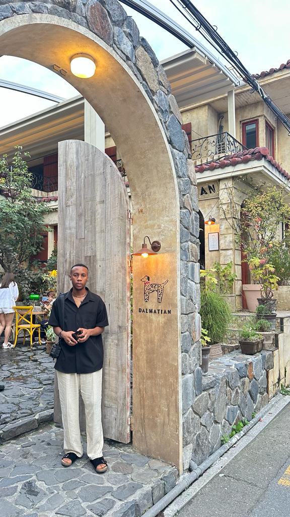 Sifiso Mdumbe at Geoje Island in South Korea