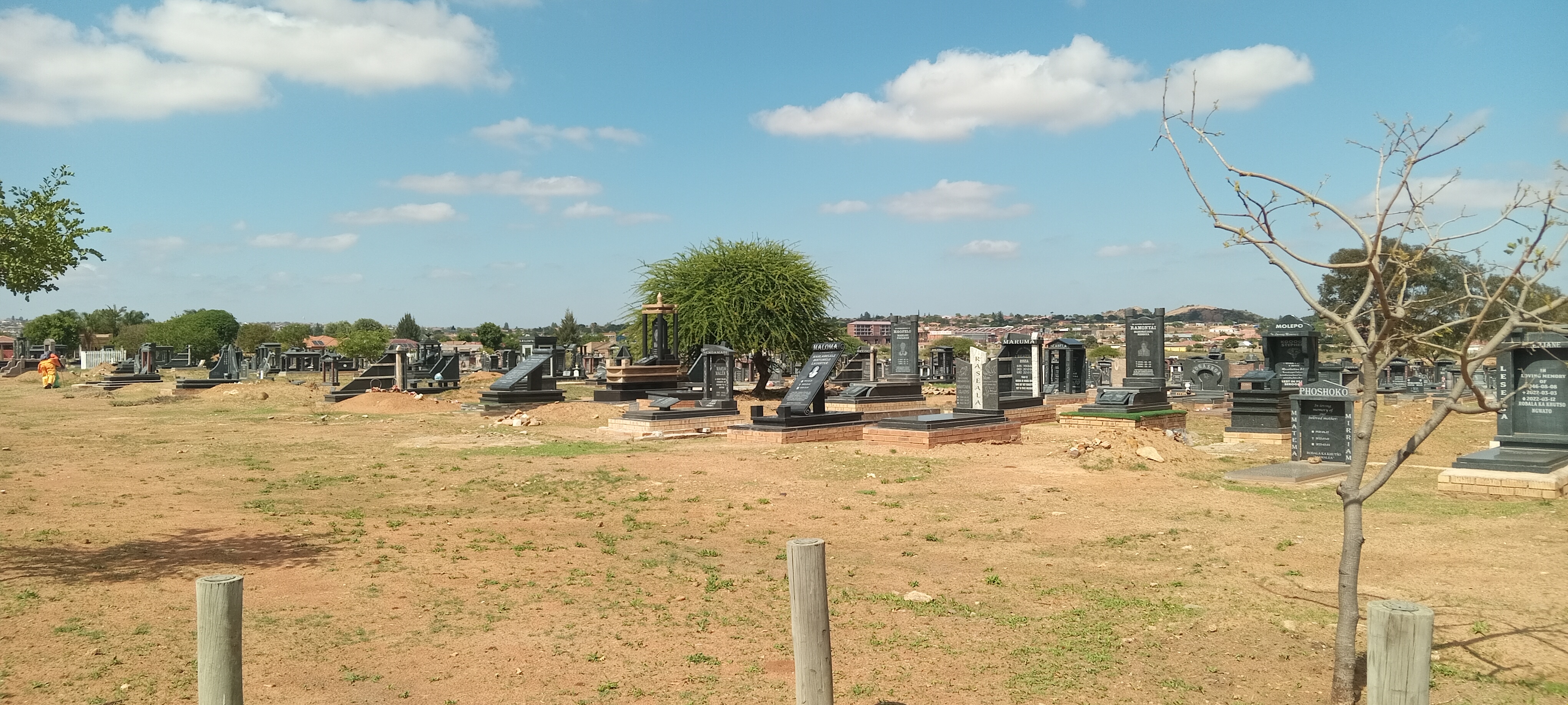PICTURE 11_The cemetery where deaf and blind pupils fetch water_Pic By Vicky Abraham